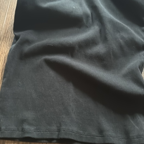 Black Ribbed Dress - Picture 4 of 7